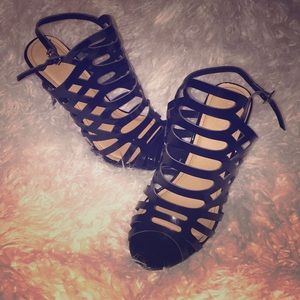 Charlotte Russe Black Krystal Heel 10W